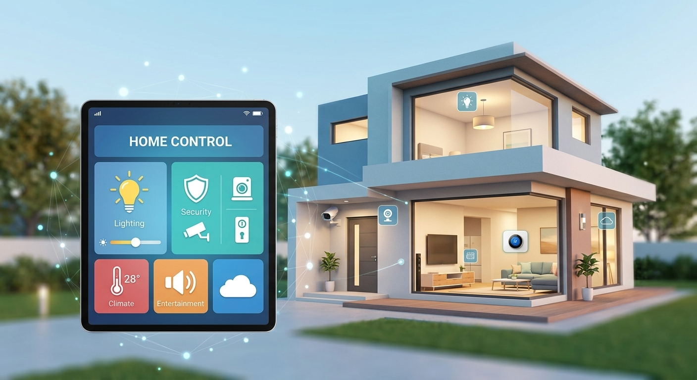 Casa domótica inteligente instalada por GropoSystems en Alicante